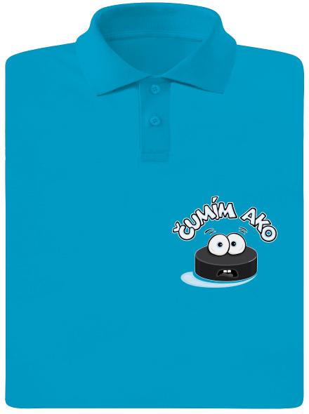 Čumím ako puk pánska polokošeľa Blue Atol
