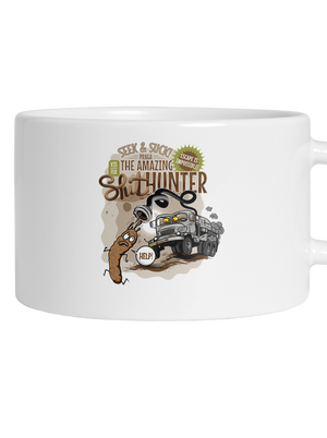 Shithunter hrnček makronka White