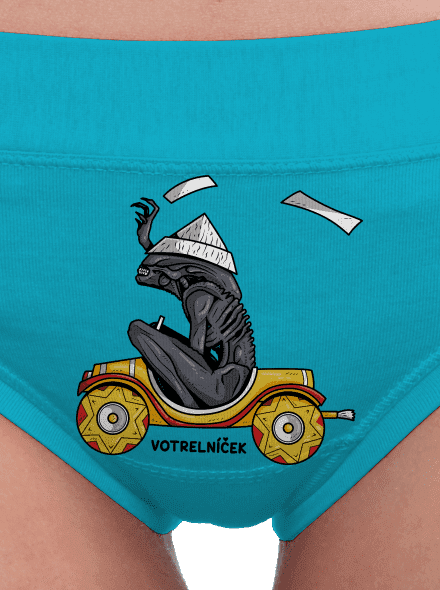 Votrelníček dámske nohavičky Turquoise