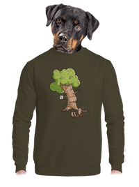 unisex mikina bez kapucne