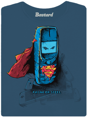 Mobil z ocele dámske tričko prémium Petrol Blue