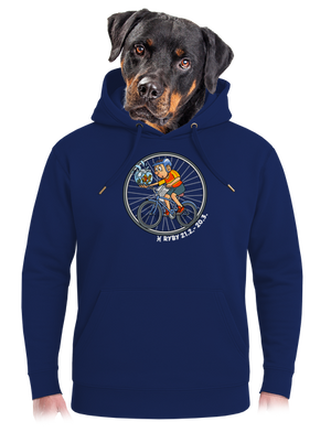 Cyklistický horoskop: Ryby unisex mikina premium Navy