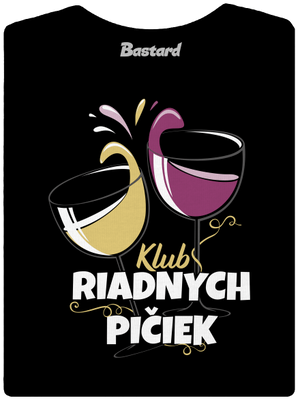 Klub riadnych pičiek dámske tričko prémium Black