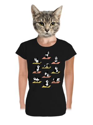 Pandia jóga dámske tričko prémium Black