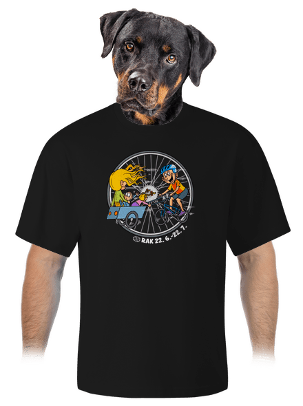 Cyklistický horoskop: Rak unisex tričko oversized Black