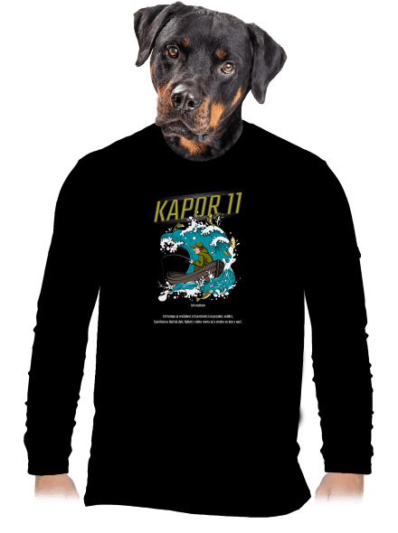 Kapor 11 pánske dlhý rukáv Black