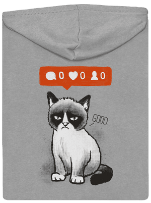 Grumpy pánska mikina na zips Light Melange