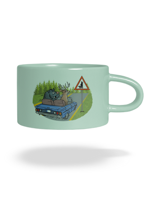 Poľovník hrnček makronka Mint Macaron