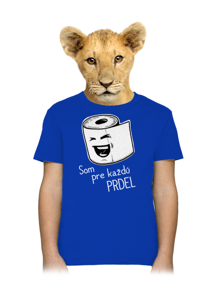 Prdel detské tričko Royal Blue