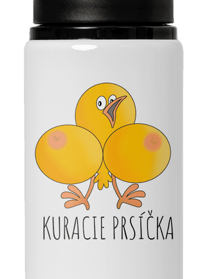 Kuracie prsíčka flaša na vodu White