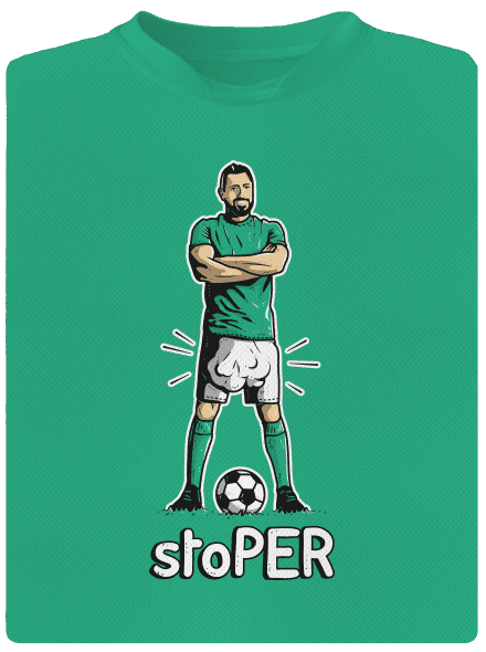 Stoper pánske športové tričko Mint Mal