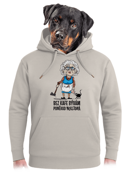 Neklidná bez kafe unisex mikina premium Pastel Macchiato