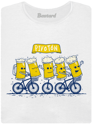 Pivotón dámske tričko prémium White