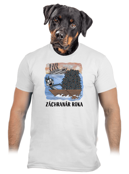 Záchranár roka pánske tričko White