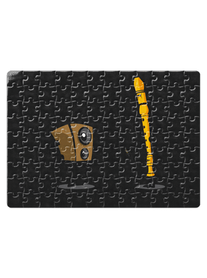 Plug-in jack puzzle White