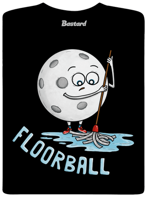 Floorball detské tričko Black