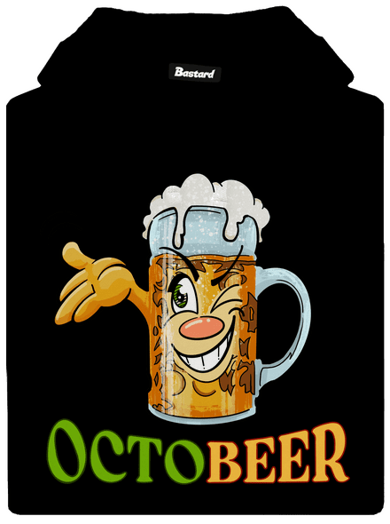 Octobeer pánska mikina klokanka Black