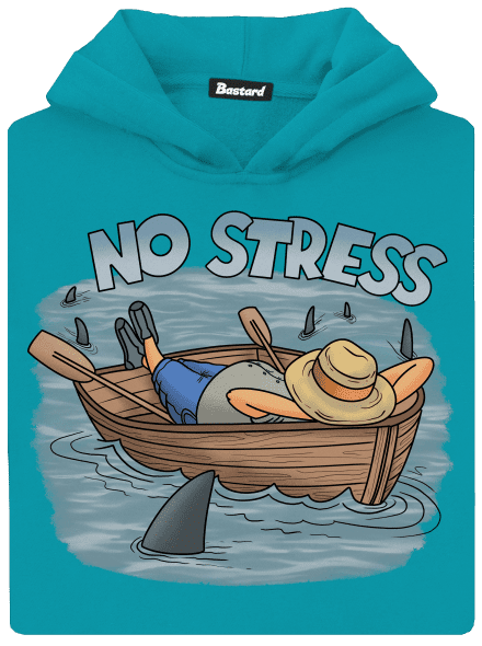 No stress detská mikina klokanka Hawaiian Blue