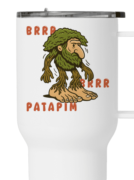 Brrr Brrr Patapim – Italian Brainrot termohrnček White