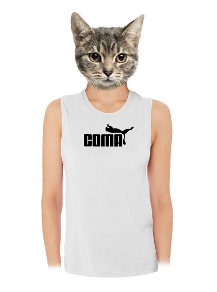 Coma dámske tielko voľné White