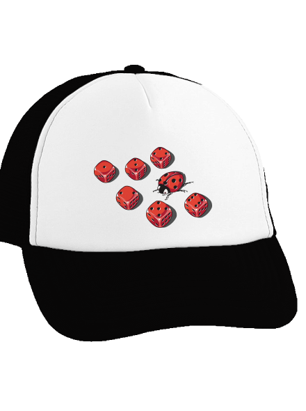 Mimikry šiltovka truckerka Black cap