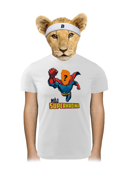 Môj superhrdina detské športové tričko White