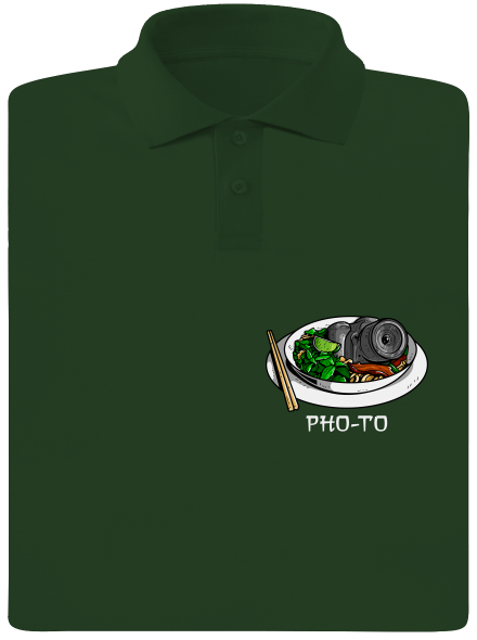 Pho-to pánska polokošeľa Bottle Green Mal