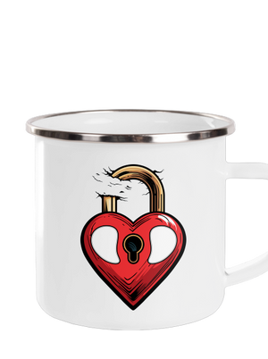 Zámok lásky plecháčik White