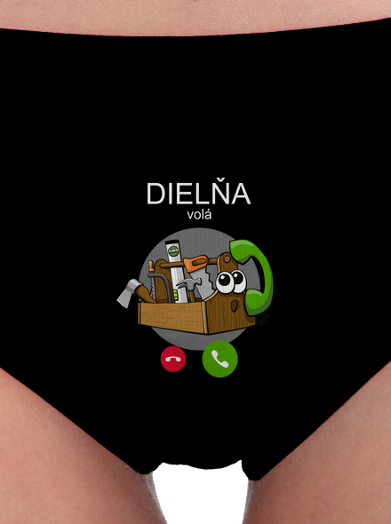 Dielňa volá dámske nohavičky Black