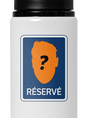 Značka réservé flaša na vodu White