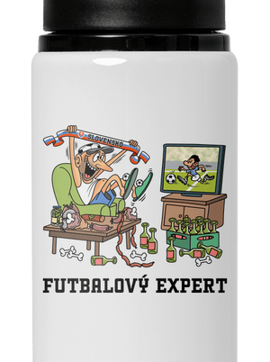 Futbalový expert flaša na vodu White