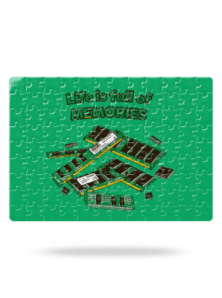 Uchované v pamäti puzzle White