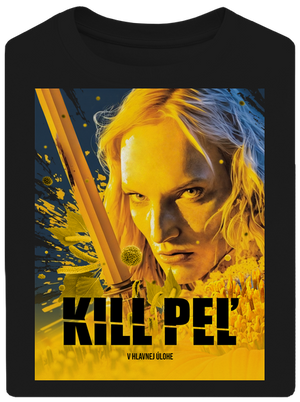 Kill Peľ unisex tričko oversized Black