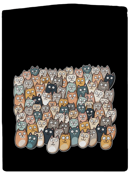 Nájdi čerta pánska mikina na zips Black