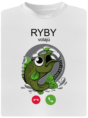 Ryby volají pánske športové tričko White