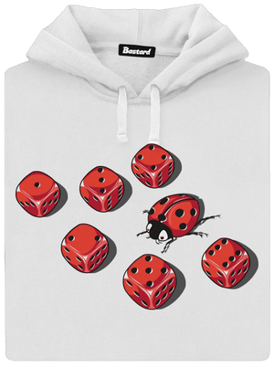 Mimikry dámska mikina klokanka White