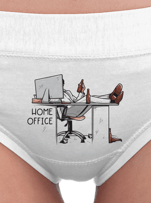 Home Office dámske nohavičky White