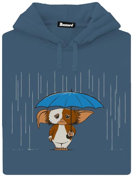 Gremlins dámska mikina klokanka Denim