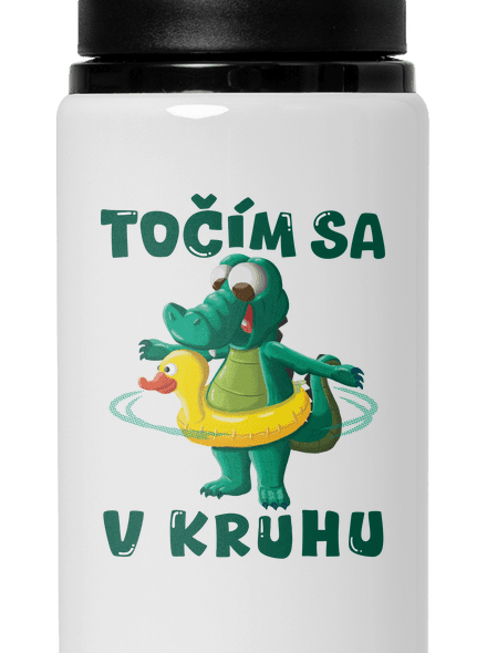 Točím sa v kruhu flaša na vodu White