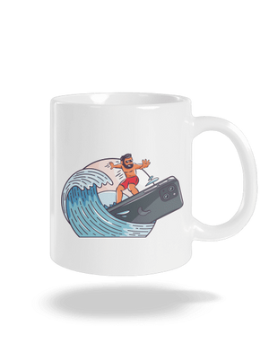 Som surfer klasický hrnček White