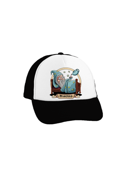 Marodej šiltovka truckerka Black cap