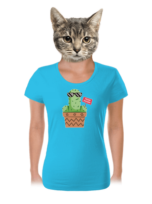 Pozor pichám dámske tričko Blue Atol