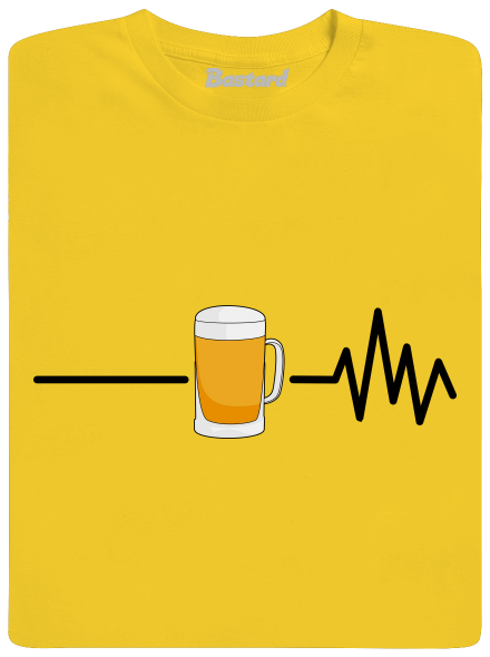 Beer help pánske tričko Gold
