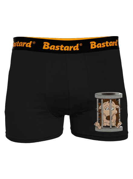 Jažeček v klietke boxerky Black