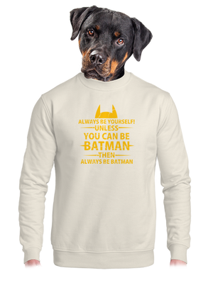 unisex mikina bez kapucne