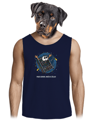 Padá server pánske tielko French Navy