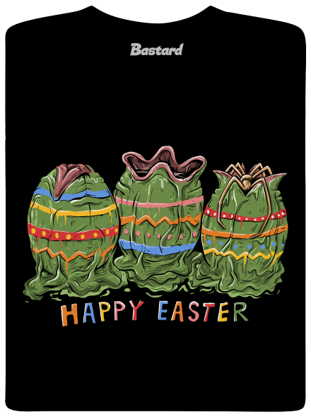 Happy Easter pánske tričko Black