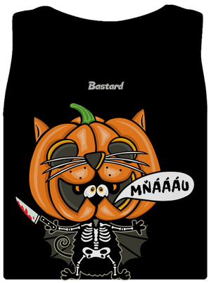 Halloweenská kočička dámske tielko klasické Black