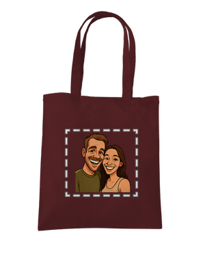 Karikatúra z vlastnej fotky taška Chocolate