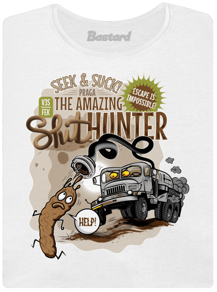 Shithunter dámske tričko White